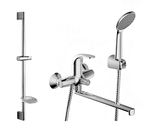 Комплект для ванной комнаты Bravat Fit 2 в 1 F00416C