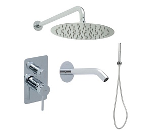 Душевой комплект Allen Brau Priority 5.31A11-00.SET1 (с внутренней частью, 3 выхода) хром