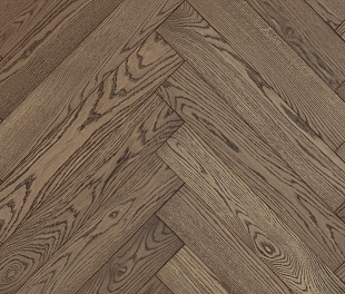Английская елка Karelia Herringbone ДУБ БИСКВИТ HB 600х100х14 мм, упаковка 1,08 м
