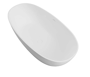 Ванна из искусственного камня Allen Brau Solid Stone Krion Oval 170x80 2.35003.21