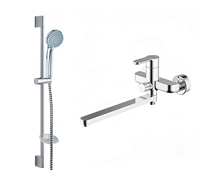 Комплект для ванной комнаты Bravat Stream 2 в 1
