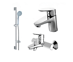 Комплект для ванной комнаты Bravat Drop 3 в 1 F00308C